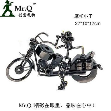 供应Mr.Q创意产品 摩托车小子工艺品 